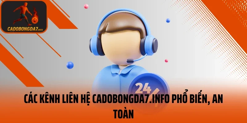 Các kênh liên hệ Cá Độ Bóng Đá phổ biến, an toàn