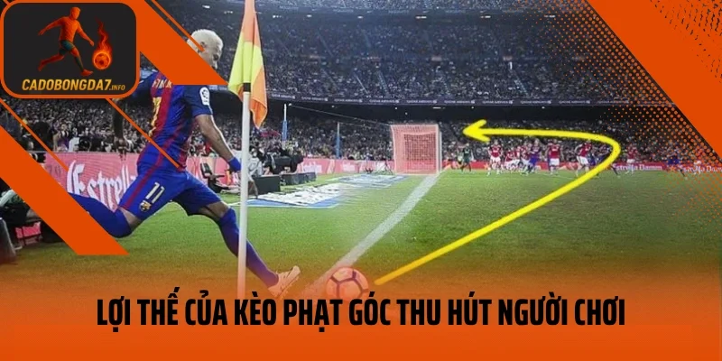 Lợi thế của kèo phạt góc thu hút người chơi