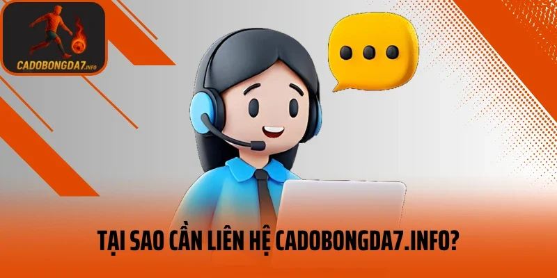 Tại sao cần liên hệ Cá Độ Bóng Đá?